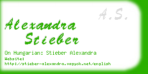 alexandra stieber business card